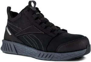 Reebok Men's Rb4302 Fusion Formidable Safety Composite Toe Athletic Work Mid Cut Shoe Black and Grey Industrial & Construction Boot