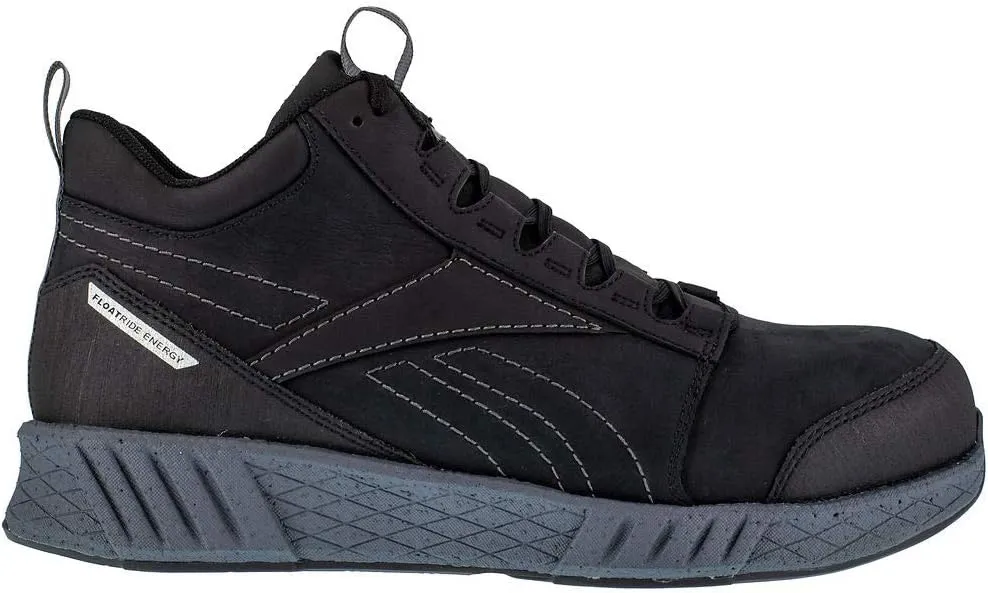 Reebok Men's Rb4302 Fusion Formidable Safety Composite Toe Athletic Work Mid Cut Shoe Black and Grey Industrial & Construction Boot