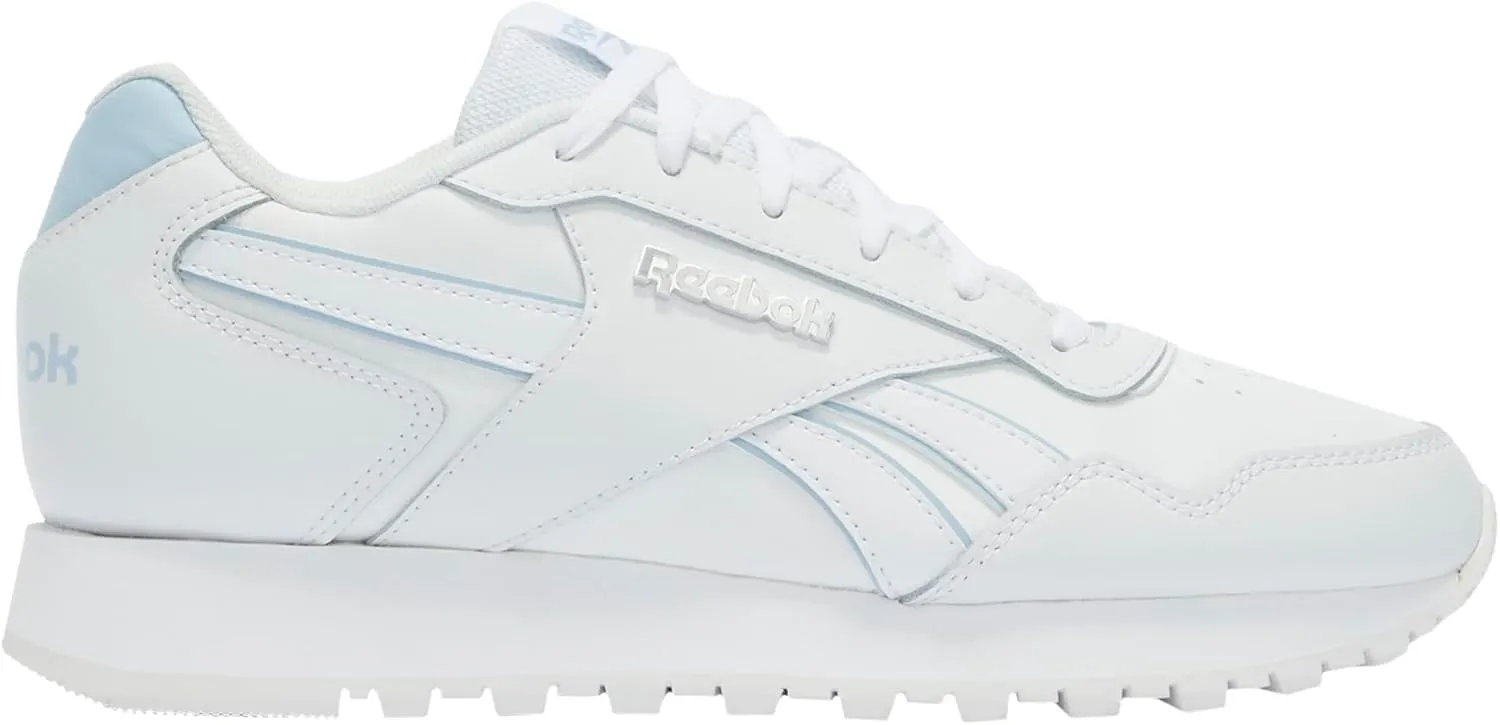 Reebok Women's Glide Trainers, White Upgrade Blue, 10.5 Women