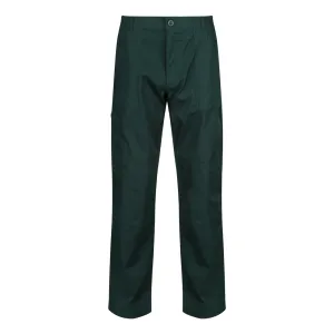 Regatta TRJ330 Water-Repellent Multi-Pocket Action Trousers Green