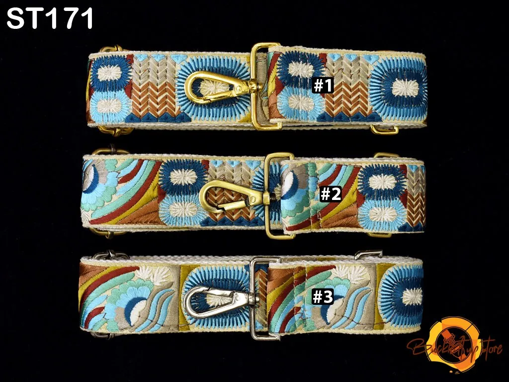 Replacement Handbag Boho Bag Strap Embroidered Camera Strap Crossbody Strap for Purses Embroidery Adjustable Guitar Strap Gift for Daughter