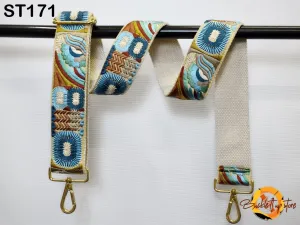 Replacement Handbag Boho Bag Strap Embroidered Camera Strap Crossbody Strap for Purses Embroidery Adjustable Guitar Strap Gift for Daughter