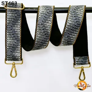 Replacement Purse Strap Embroidery Crossbody Strap for Purses Floral Embroidered Bag Strap Boho Guitar Strap Handbag Strap Gift for Sister
