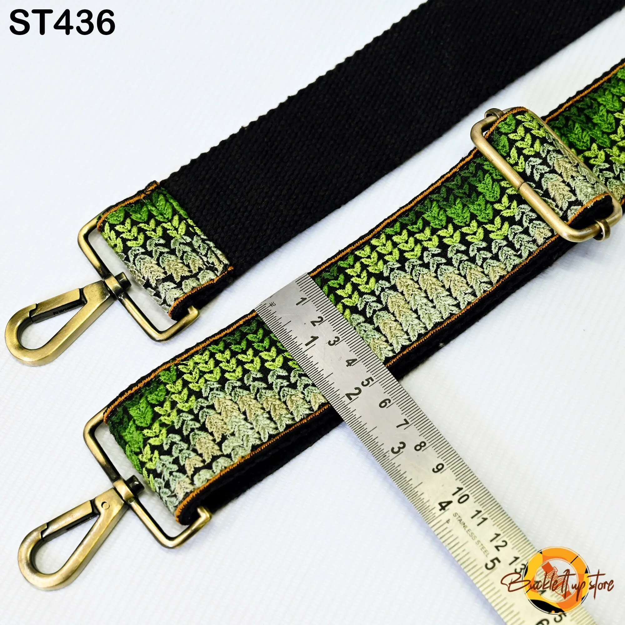 Replacement Purse Strap Embroidery Crossbody Strap for Purses Floral Embroidered Bag Strap Boho Guitar Strap Handbag Strap Gift for Sister