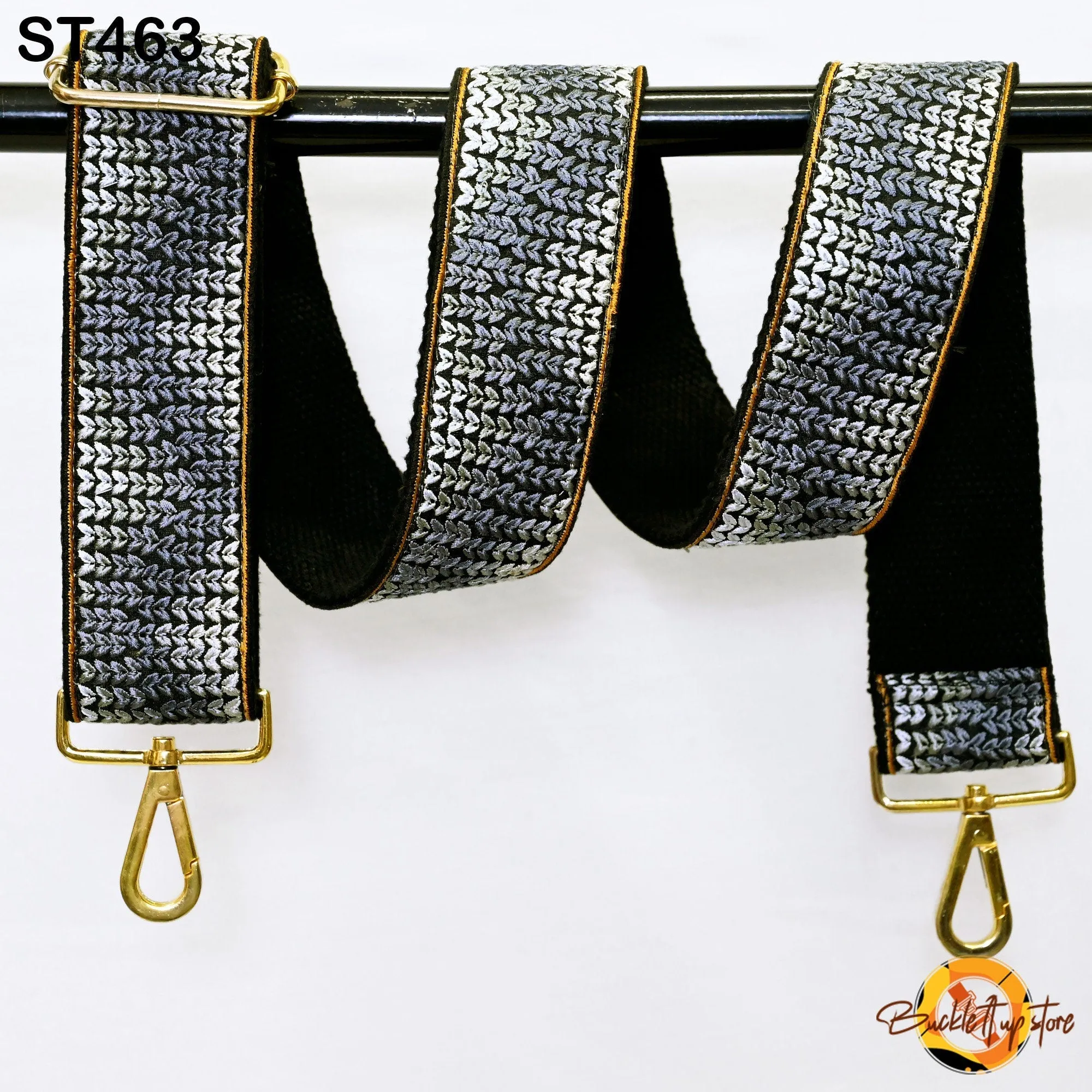 Replacement Purse Strap Embroidery Crossbody Strap for Purses Floral Embroidered Bag Strap Boho Guitar Strap Handbag Strap Gift for Sister