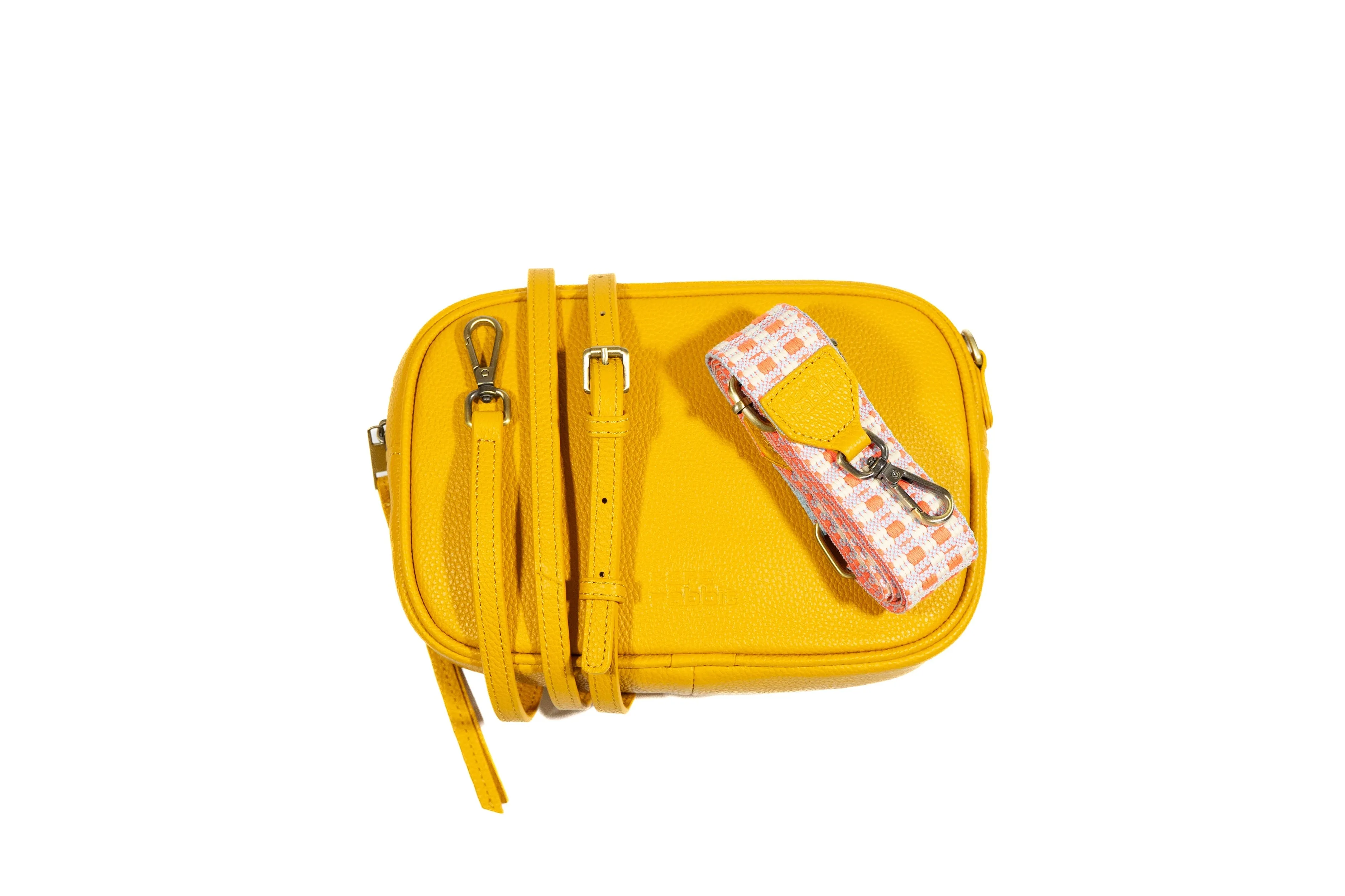 Rosie Crossbody Bag with 2 Straps, 2nd Edition (Mustard)
