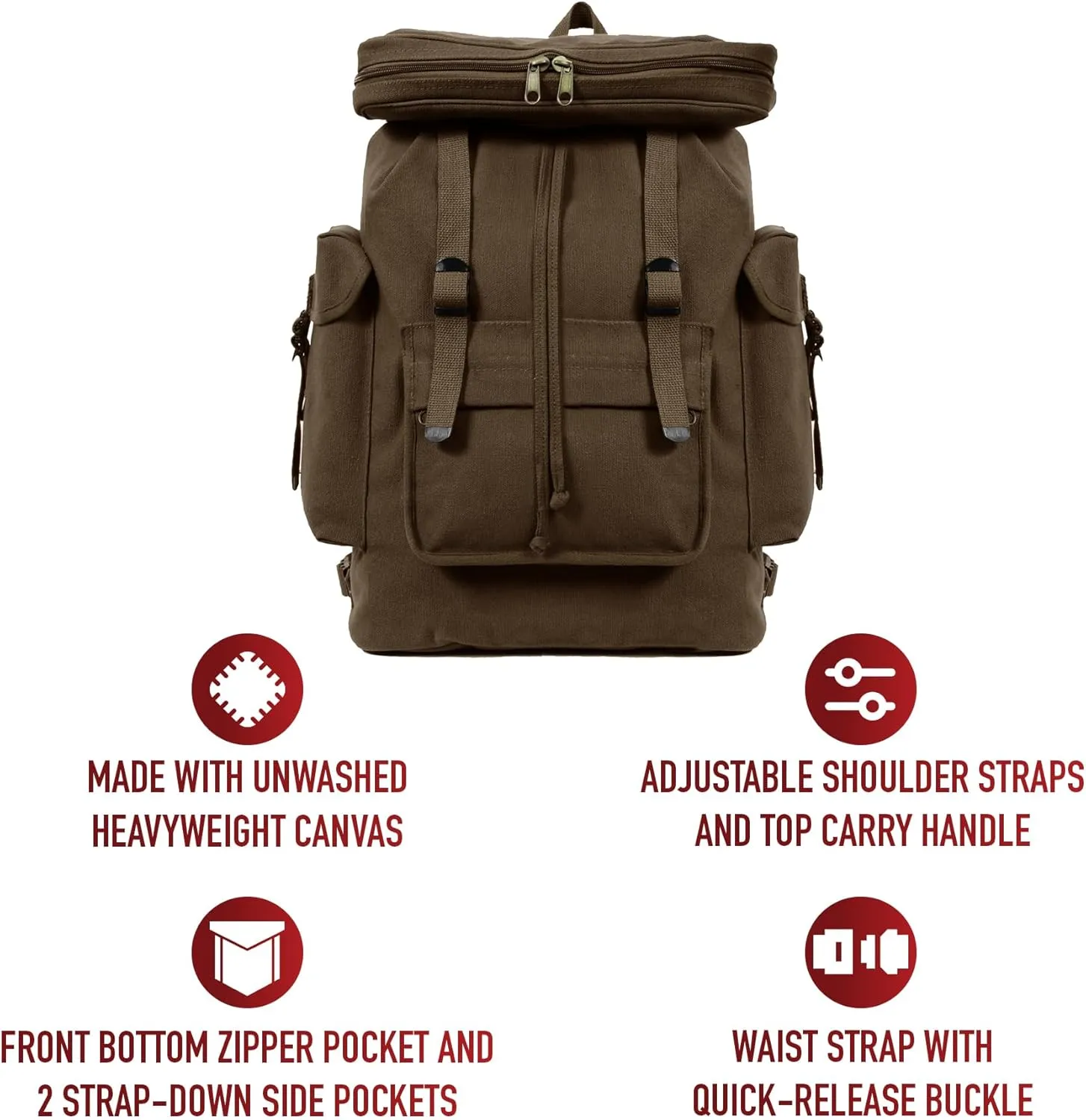 Rothco Canvas European Rucksack