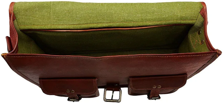 Rustic Brown Leather Bag