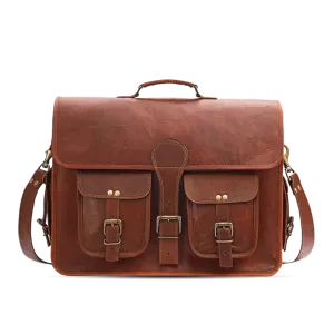 Rustic Brown Leather Bag