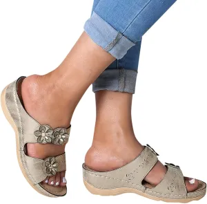 Sandals for Women Dressy Summer, Womens Sandals Orthopedic Open Toe Sandals Retro Anti Slip Comfy Breathable Shoes