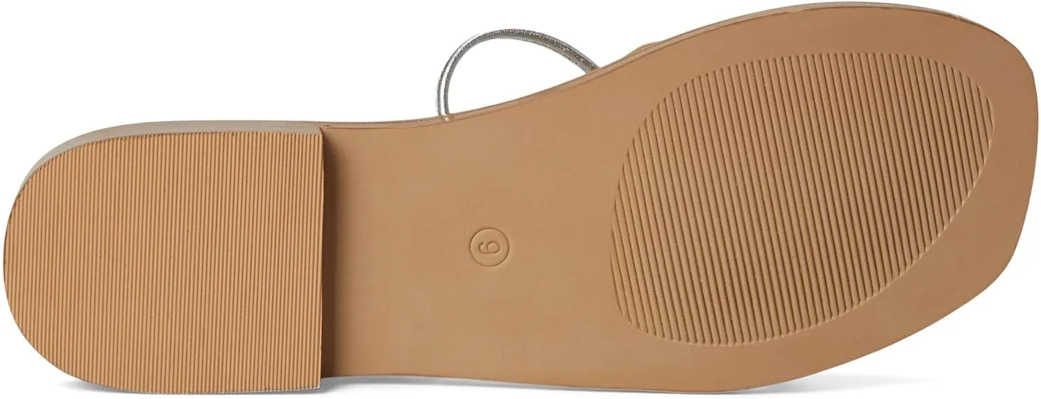 Seychelles Women's Lilac Two Metallic Leather Flat Sandal