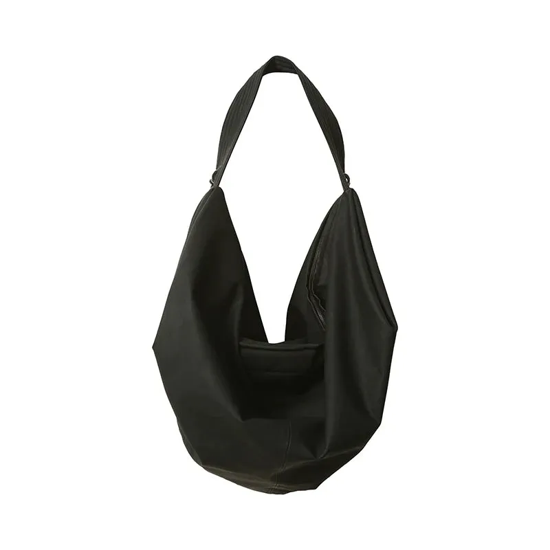Silver Inlaid Hobo Bag
