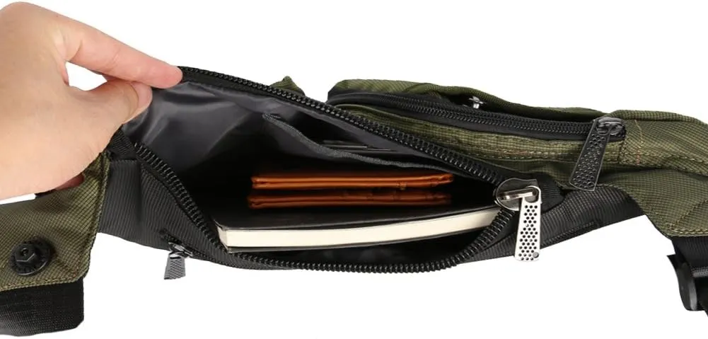 Sling Bag - Small Crossbody Chest Backpack For Men & Women, Lightweight Shoulder Bag - Green