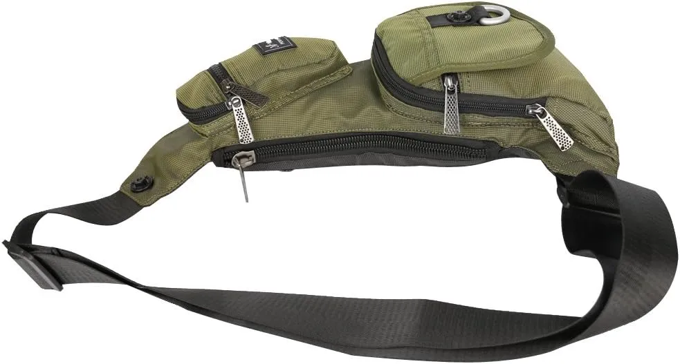 Sling Bag - Small Crossbody Chest Backpack For Men & Women, Lightweight Shoulder Bag - Green