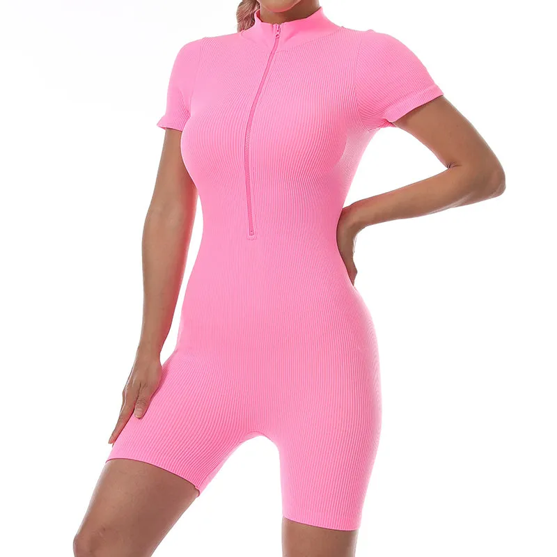 Snatched Zip Up Romper