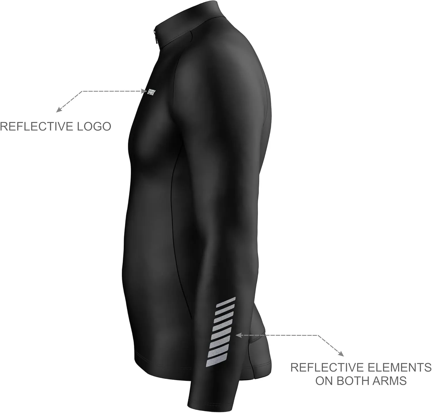 Sparx Men Winter Cycling Jerseys Bike Bicycle Long Sleeve Thermal Fleece Cold Weather Jacket