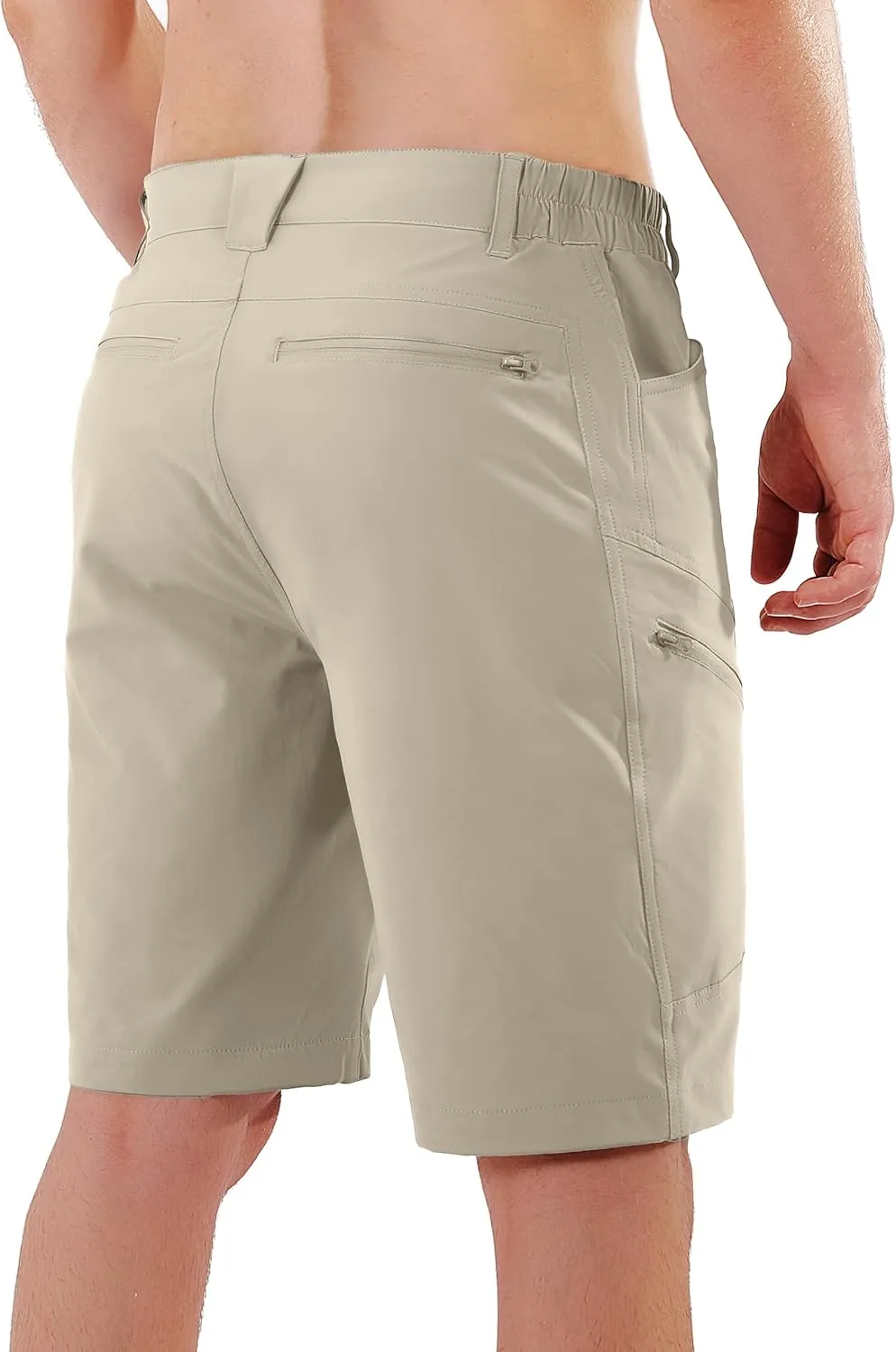 Stlight Men's Hiking Cargo Shorts Quick Dry Lightweight Tactical Shorts with Multi Pocket for Camping Fishing Golf