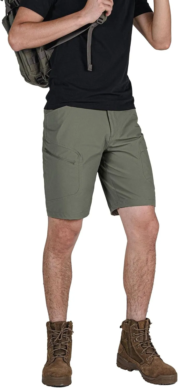 Stlight Men's Hiking Cargo Shorts Quick Dry Lightweight Tactical Shorts with Multi Pocket for Camping Fishing Golf