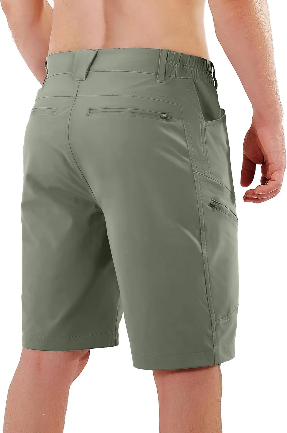 Stlight Men's Hiking Cargo Shorts Quick Dry Lightweight Tactical Shorts with Multi Pocket for Camping Fishing Golf