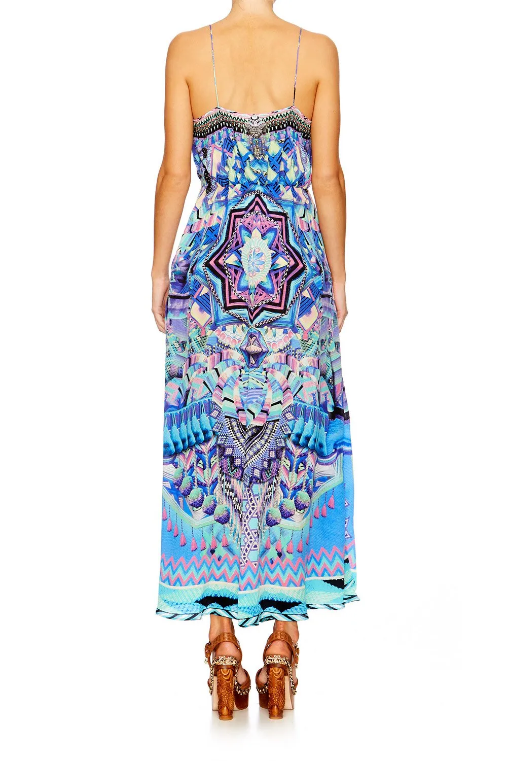 STRAPPY WRAP DRESS THREADS OF COSMOS