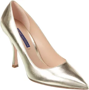 Stuart Weitzman Tippi 95 Suede & Leather Pump