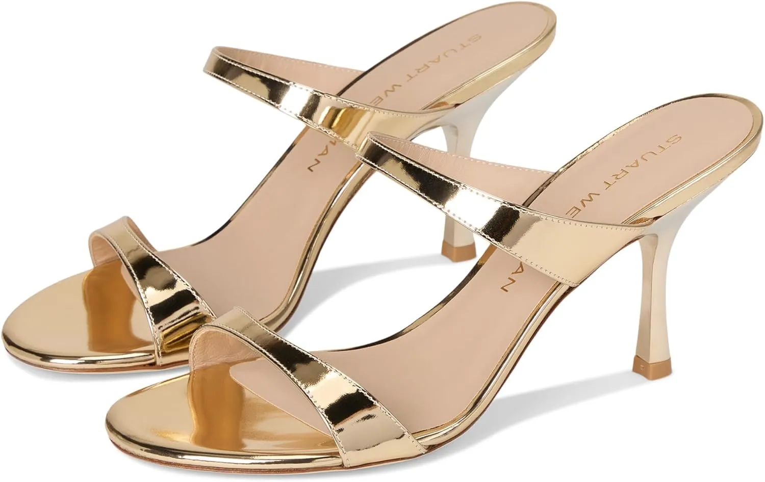 Stuart Weitzman Women's Nudist Slides 85mm