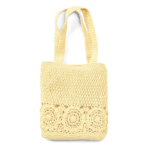 Sunshine Crochet Market Tote Bag