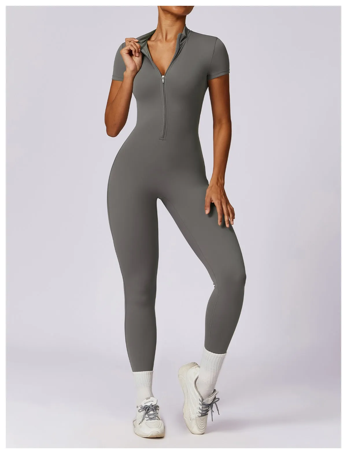 Super Sculpt Short Sleeve Jumpsuit