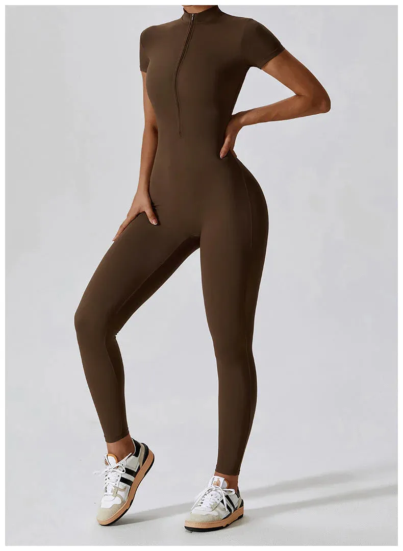 Super Sculpt Short Sleeve Jumpsuit