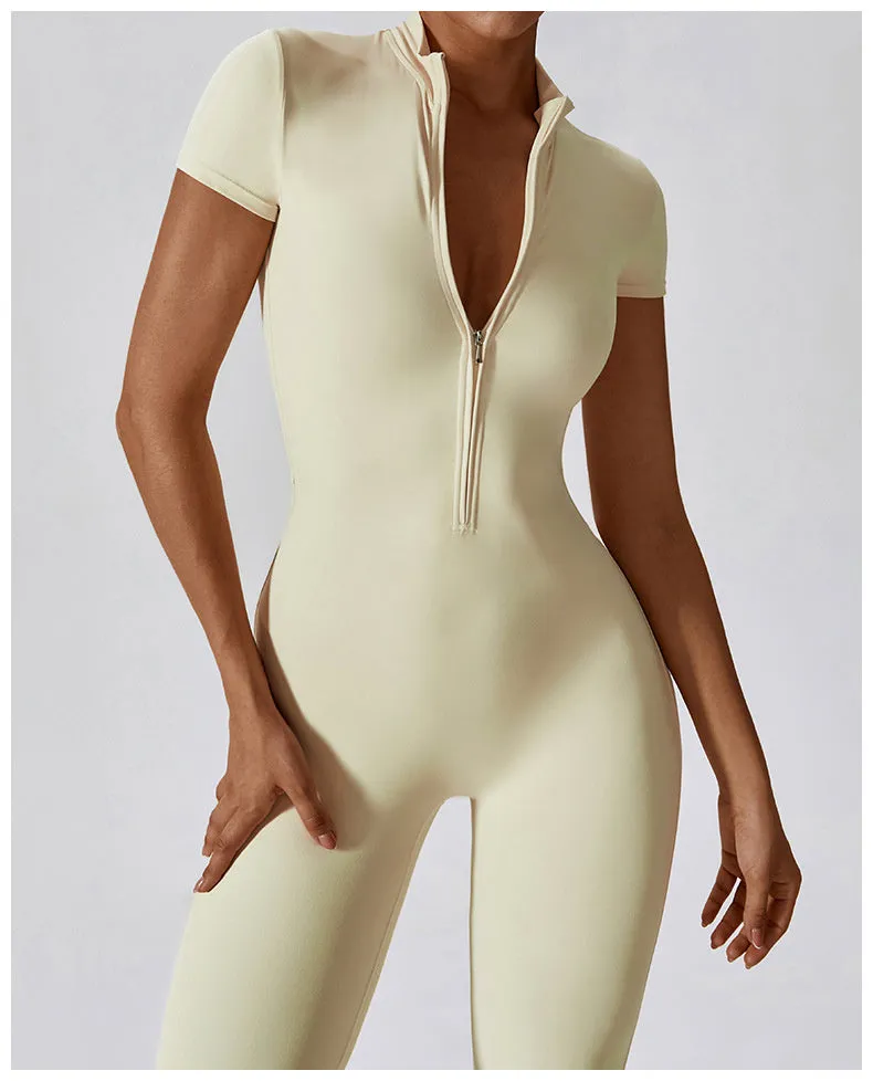 Super Sculpt Short Sleeve Jumpsuit