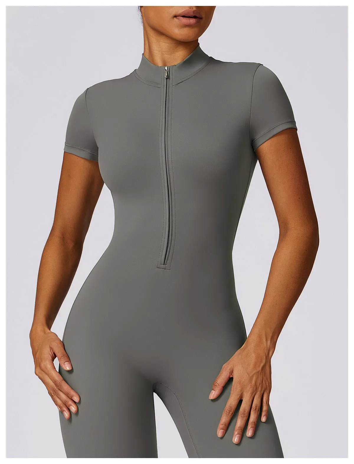 Super Sculpt Short Sleeve Jumpsuit