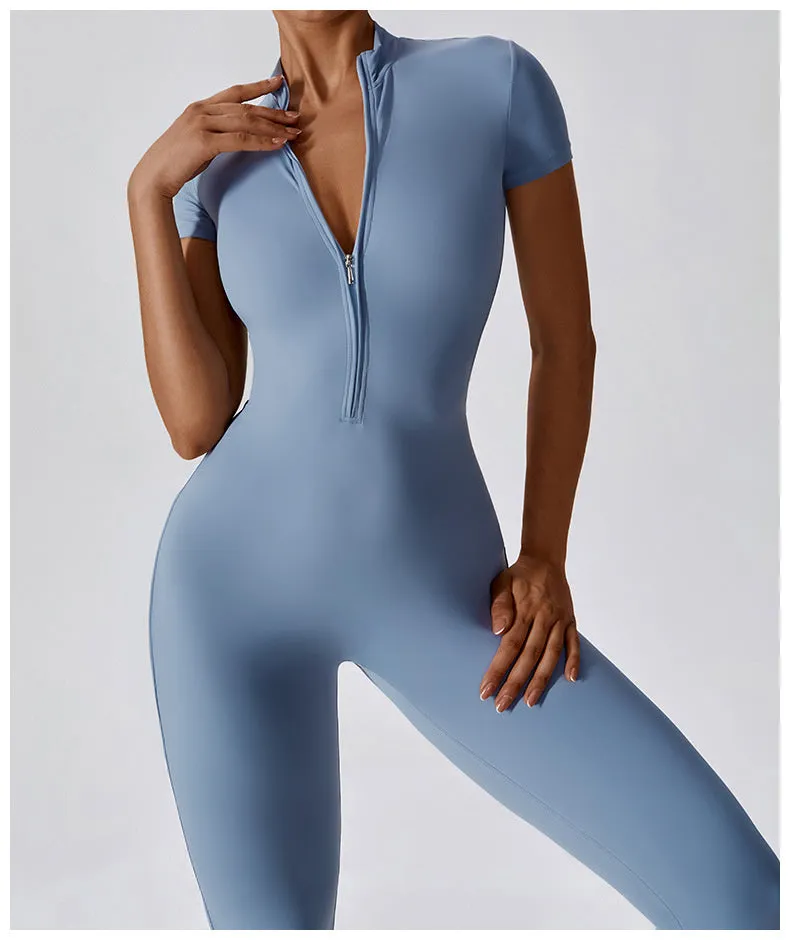 Super Sculpt Short Sleeve Jumpsuit