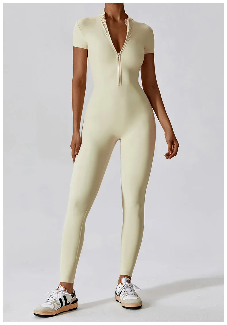 Super Sculpt Short Sleeve Jumpsuit