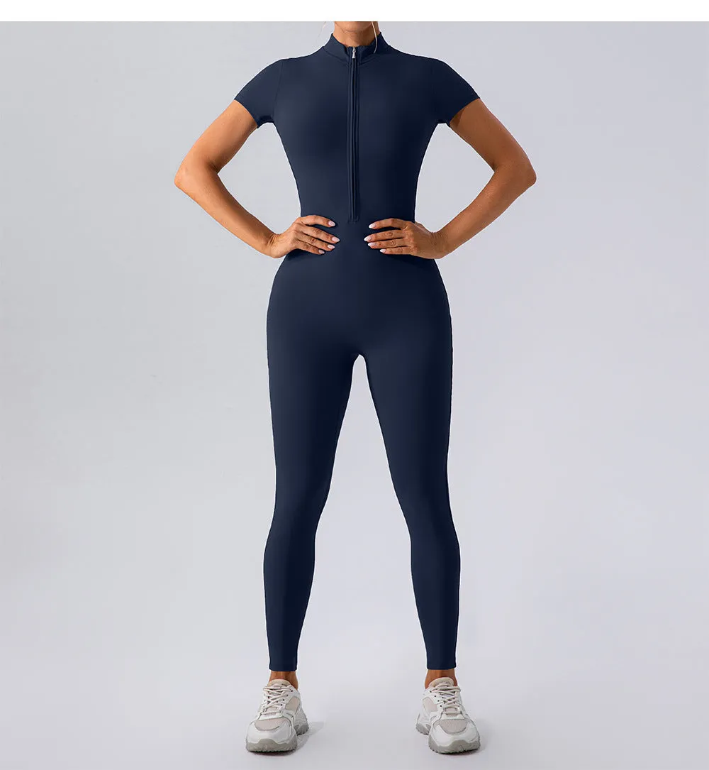 Super Sculpt Short Sleeve Jumpsuit
