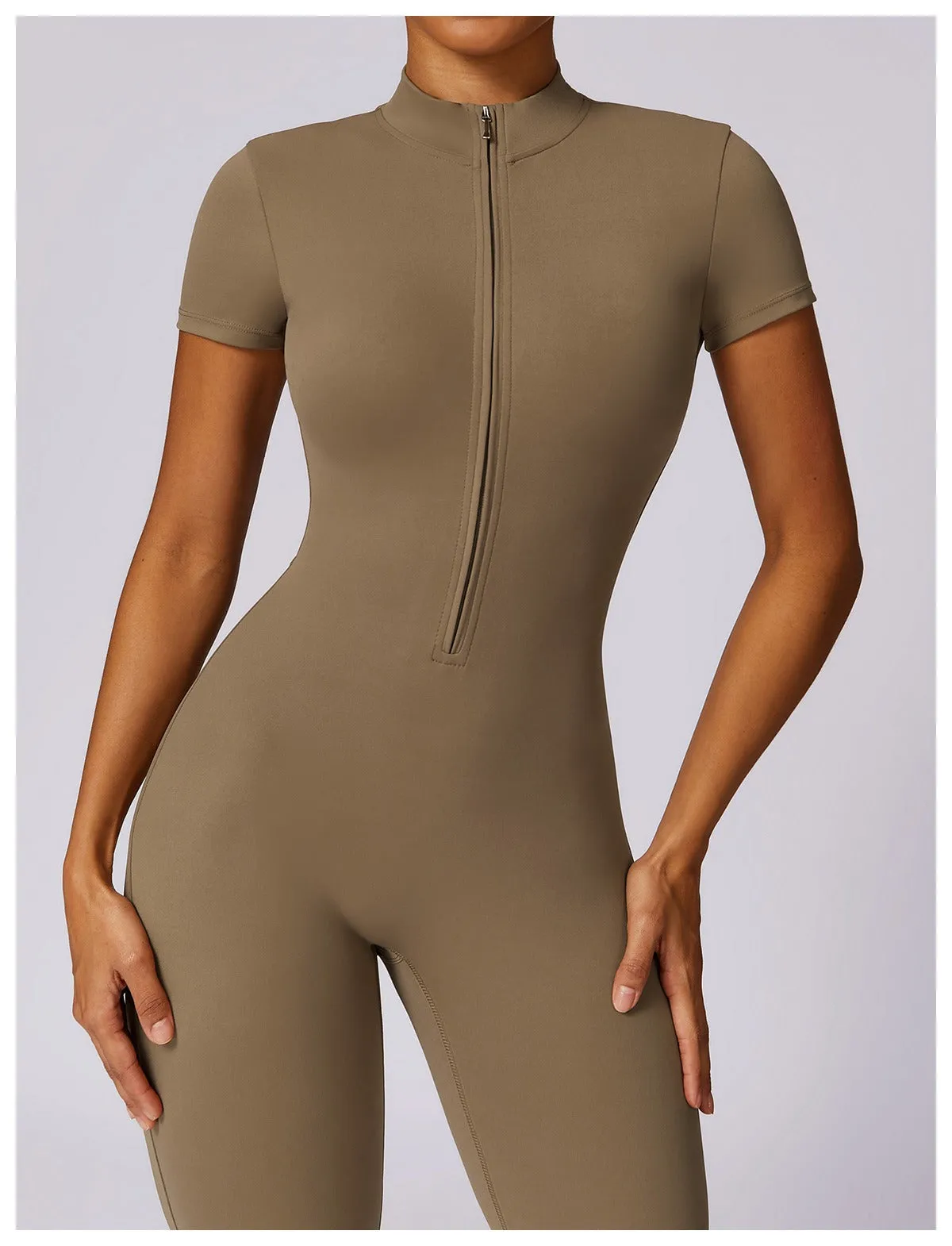 Super Sculpt Short Sleeve Jumpsuit
