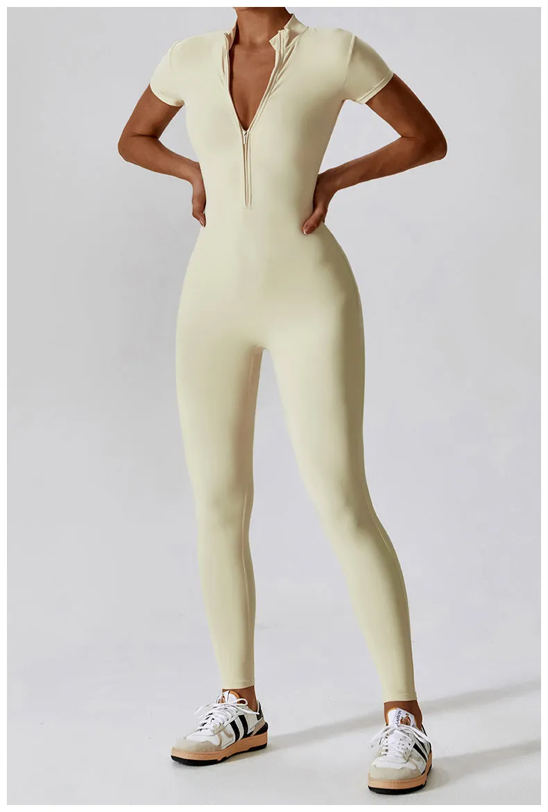 Super Sculpt Short Sleeve Jumpsuit