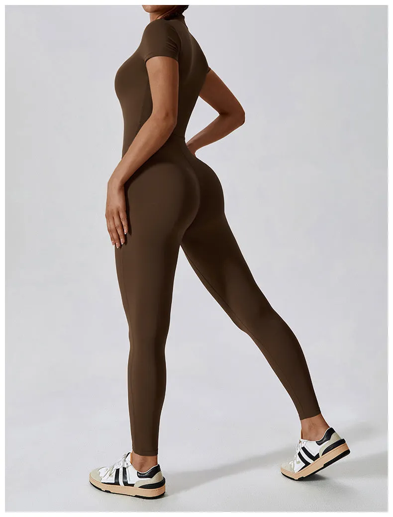 Super Sculpt Short Sleeve Jumpsuit