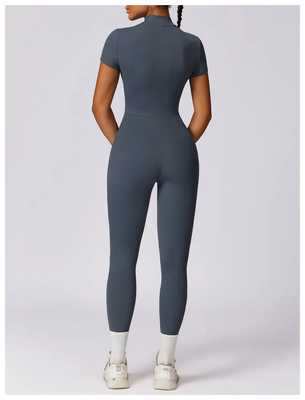 Super Sculpt Short Sleeve Jumpsuit