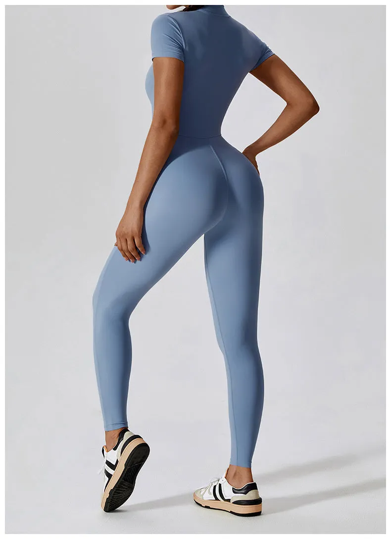 Super Sculpt Short Sleeve Jumpsuit