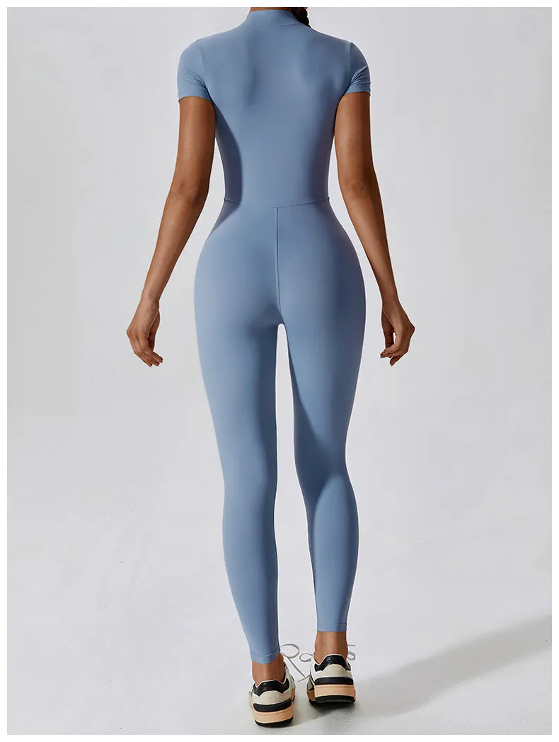 Super Sculpt Short Sleeve Jumpsuit