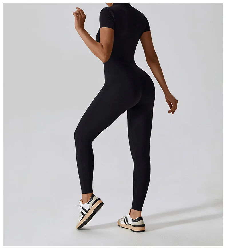 Super Sculpt Short Sleeve Jumpsuit