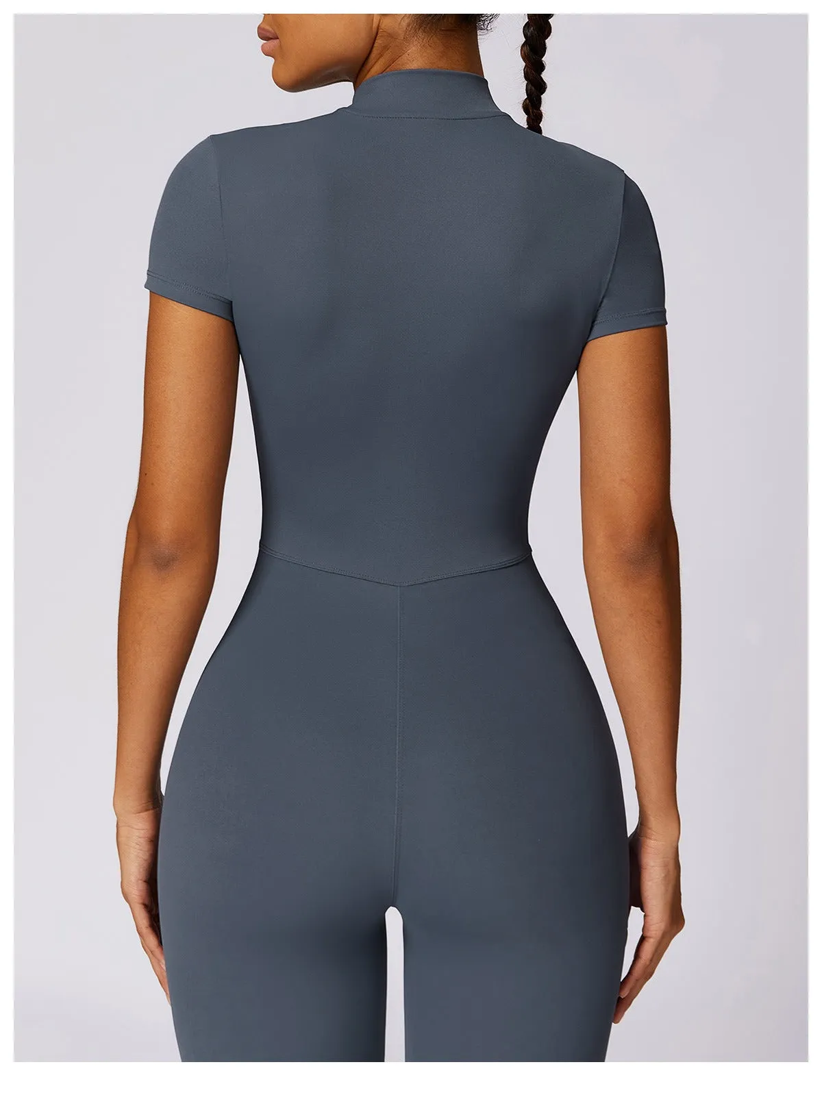 Super Sculpt Short Sleeve Jumpsuit