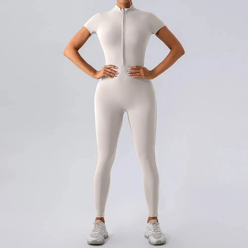 Super Sculpt Short Sleeve Jumpsuit