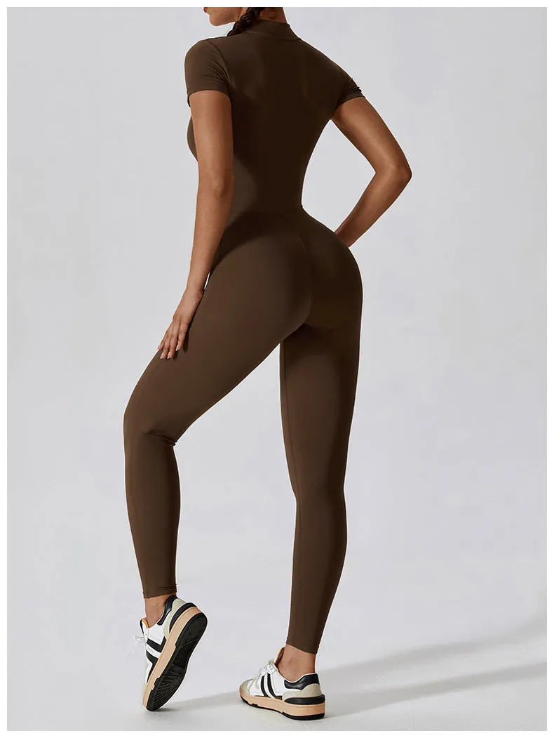 Super Sculpt Short Sleeve Jumpsuit