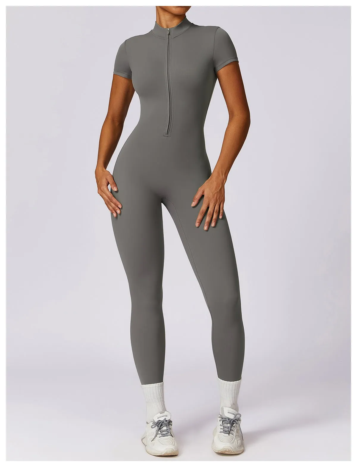 Super Sculpt Short Sleeve Jumpsuit