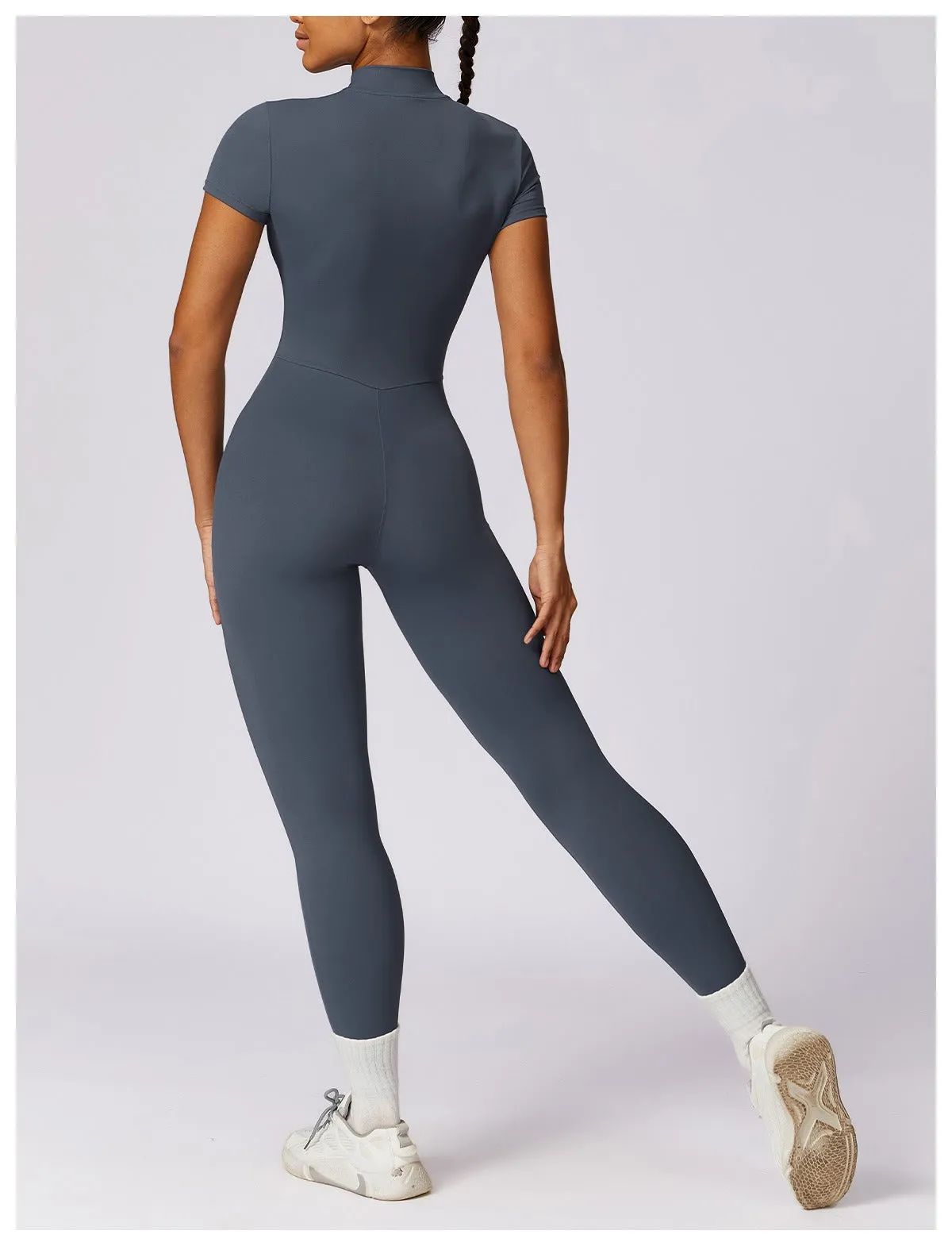 Super Sculpt Short Sleeve Jumpsuit