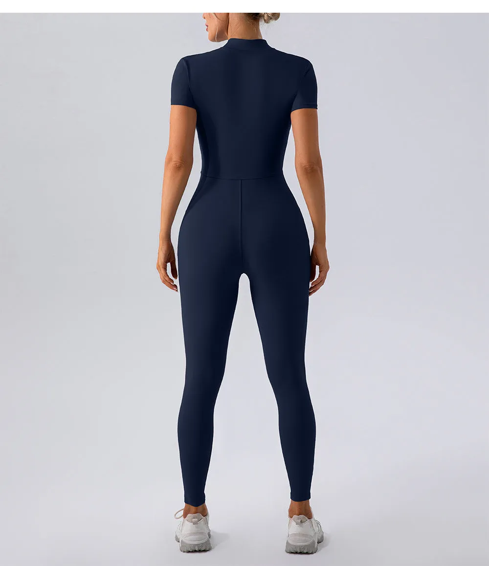 Super Sculpt Short Sleeve Jumpsuit