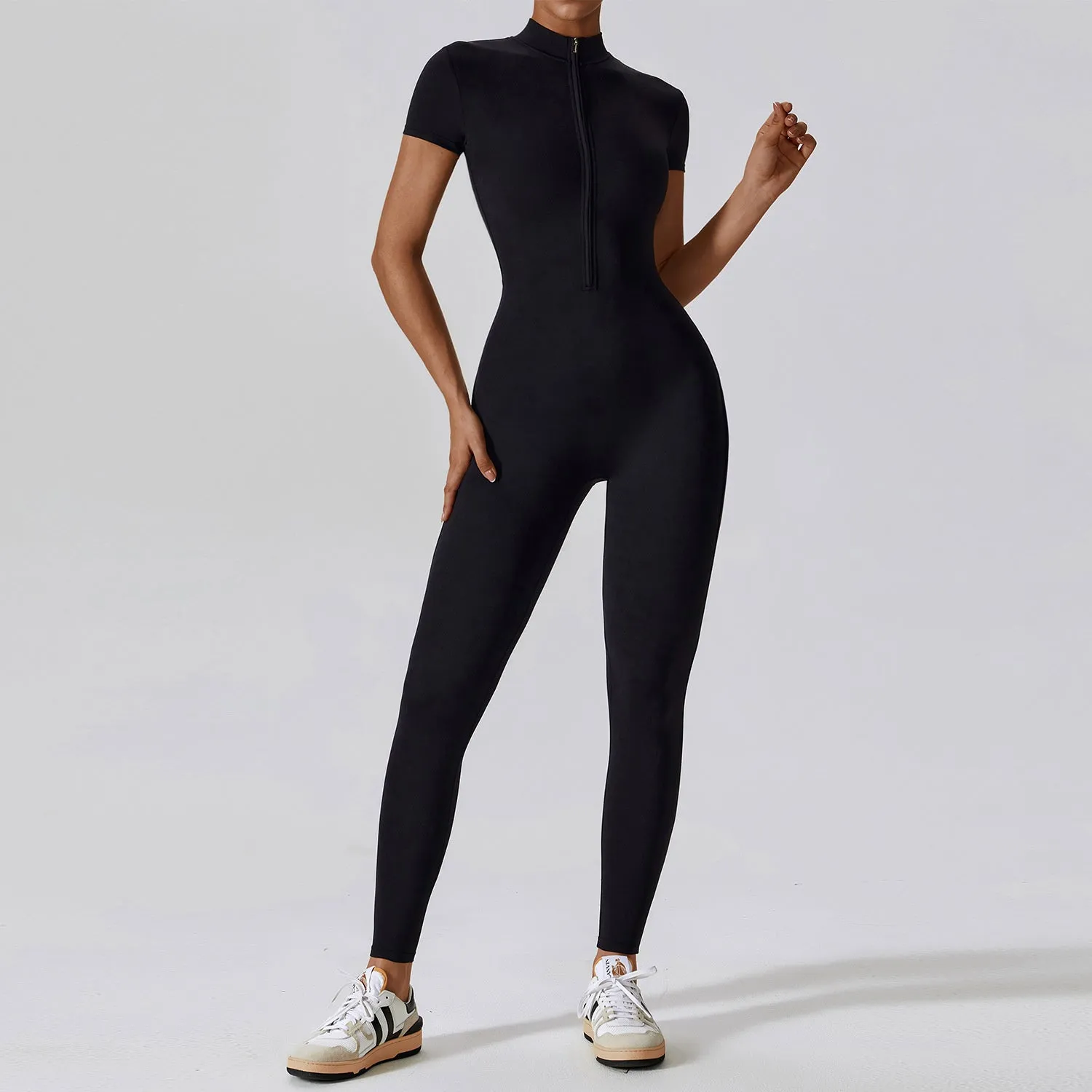 Super Sculpt Short Sleeve Jumpsuit