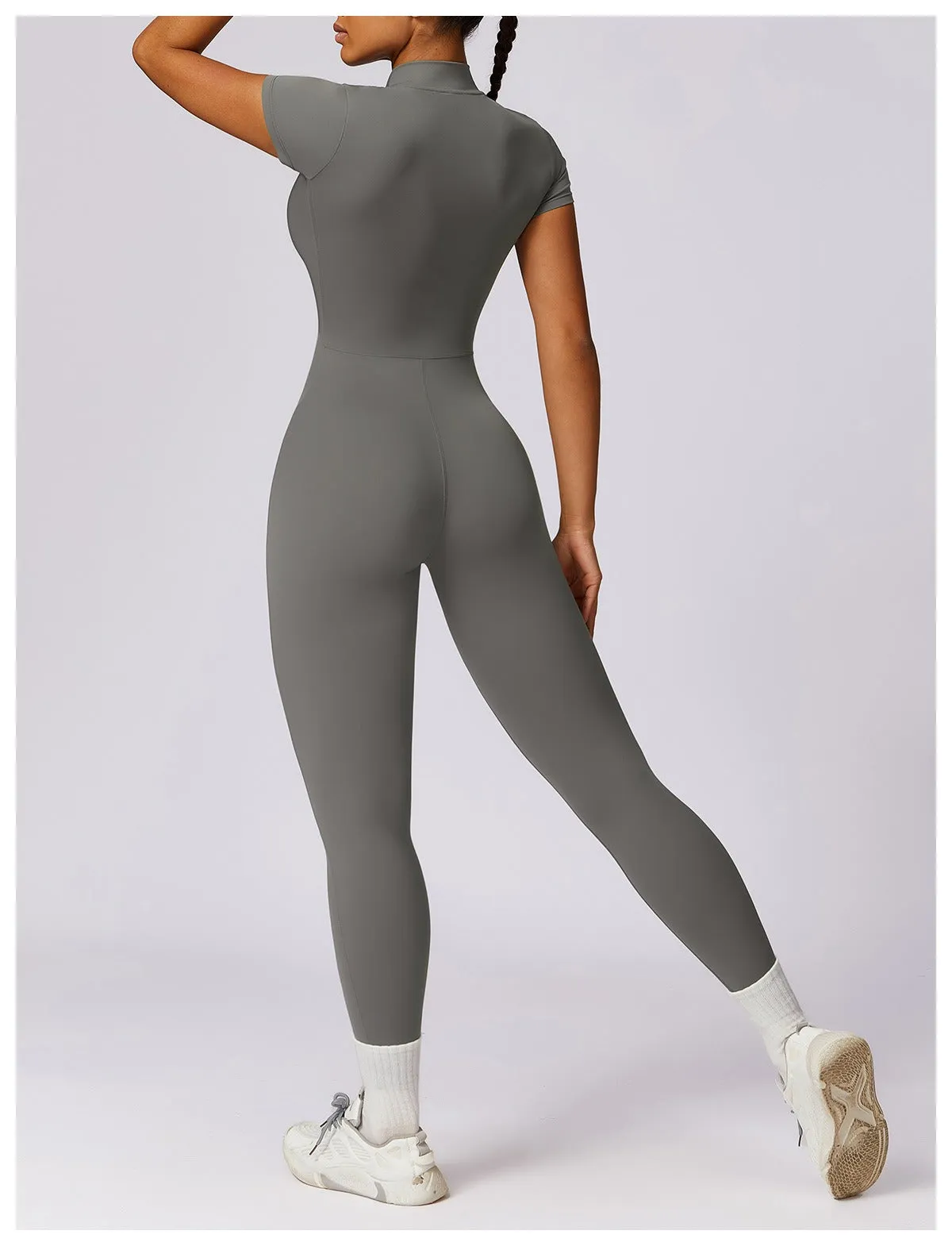 Super Sculpt Short Sleeve Jumpsuit