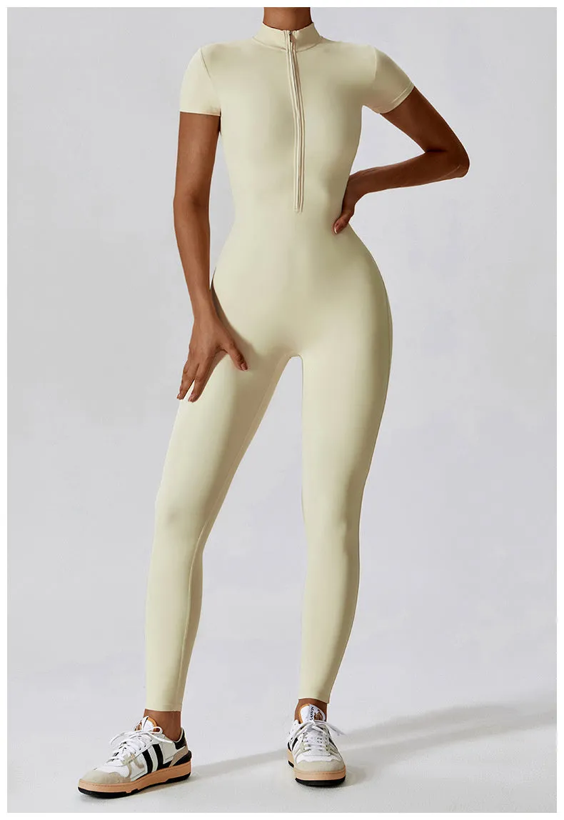 Super Sculpt Short Sleeve Jumpsuit